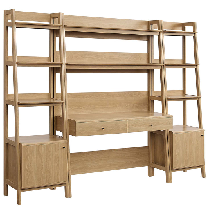 Baxter 3-Piece Workstation and Bookcase