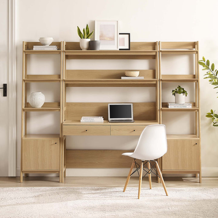 Baxter 3-Piece Workstation and Bookcase