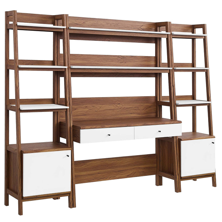 Baxter 3-Piece Workstation and Bookcase