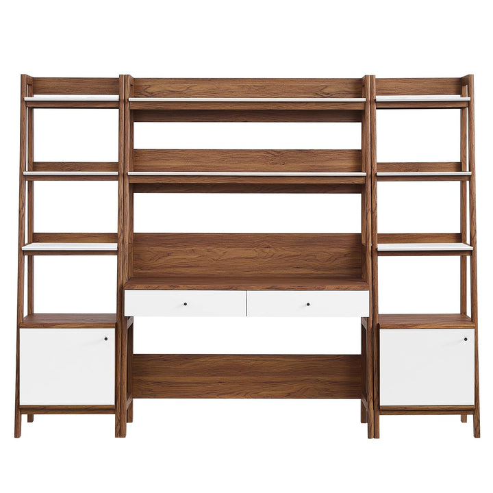 Baxter 3-Piece Workstation and Bookcase