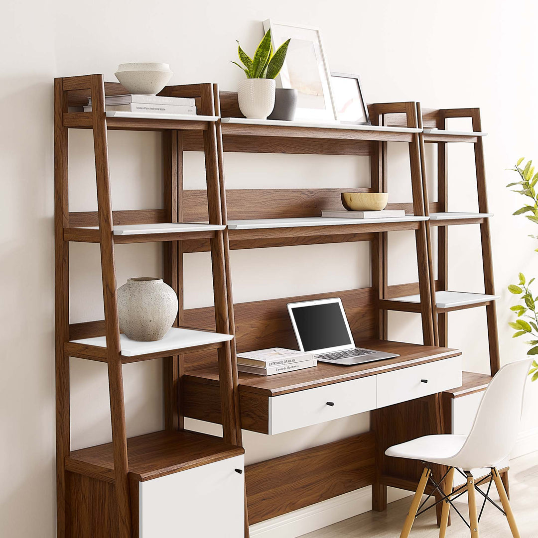 Baxter 3-Piece Workstation and Bookcase