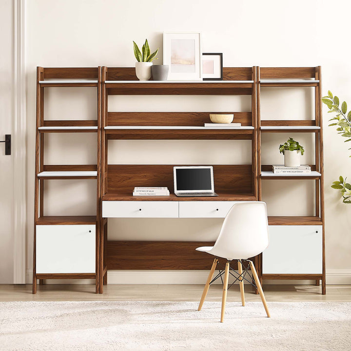 Baxter 3-Piece Workstation and Bookcase