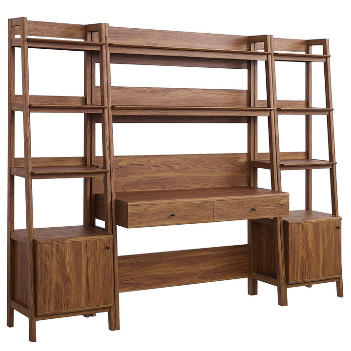 Baxter 3-Piece Workstation and Bookcase