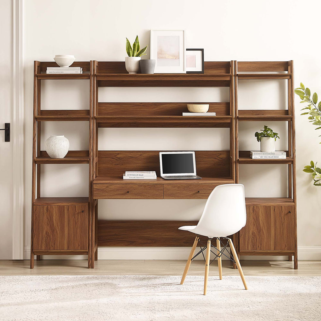 Baxter 3-Piece Workstation and Bookcase