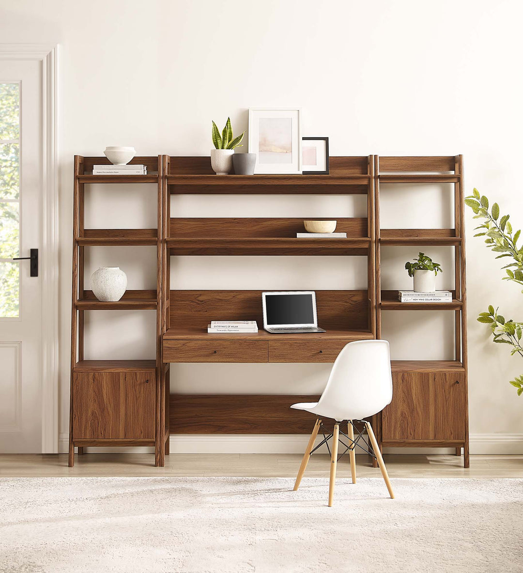 Baxter 3-Piece Workstation and Bookcase