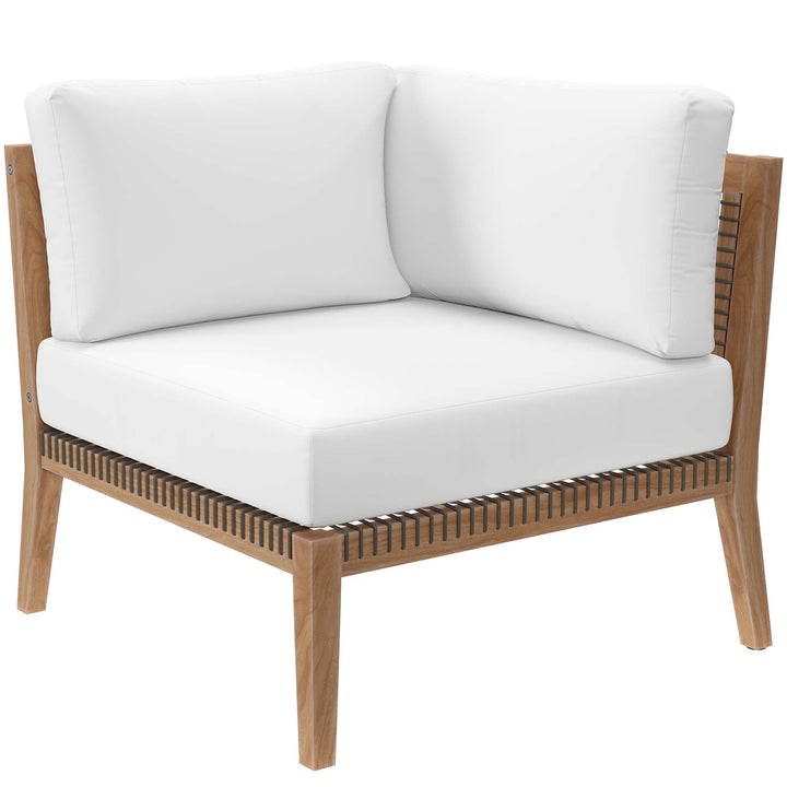 Calmwater Outdoor Patio Teak Wood Loveseat