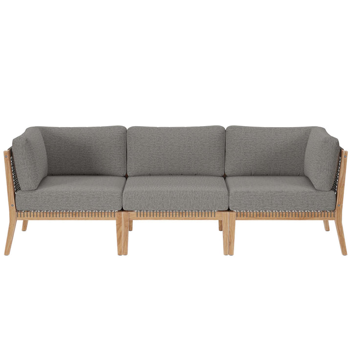 Cypress Outdoor Patio Teak Wood Couch