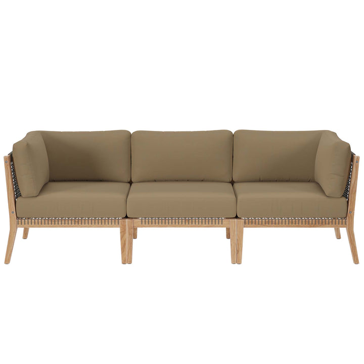 Cypress Outdoor Patio Teak Wood Couch