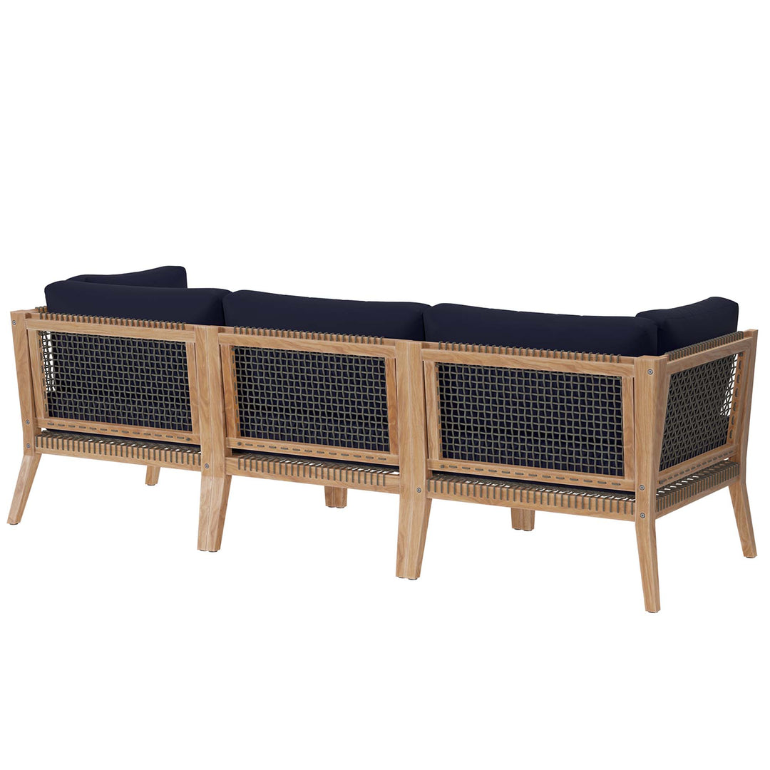 Cypress Outdoor Patio Teak Wood Couch