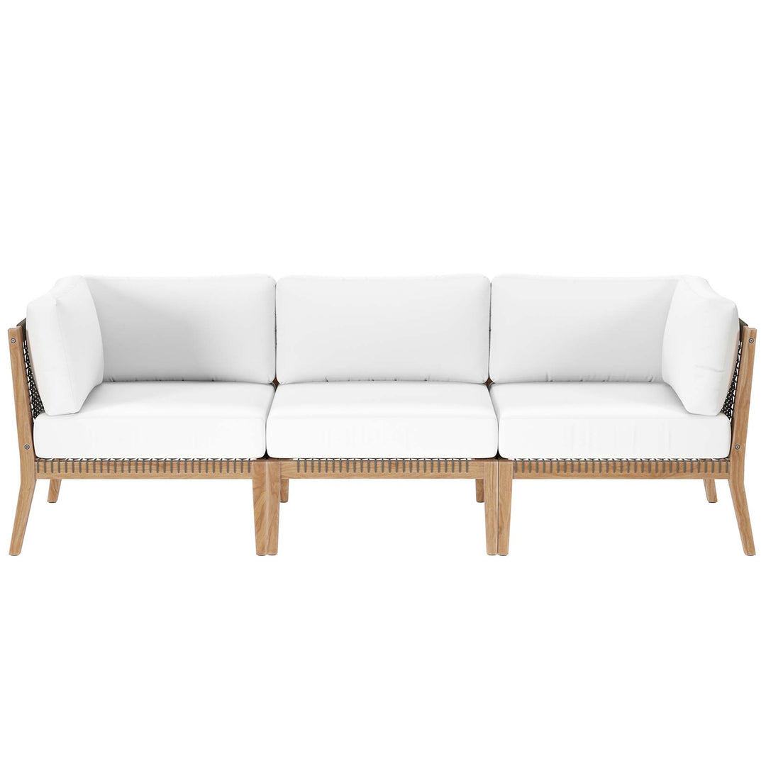 Cypress Outdoor Patio Teak Wood Couch