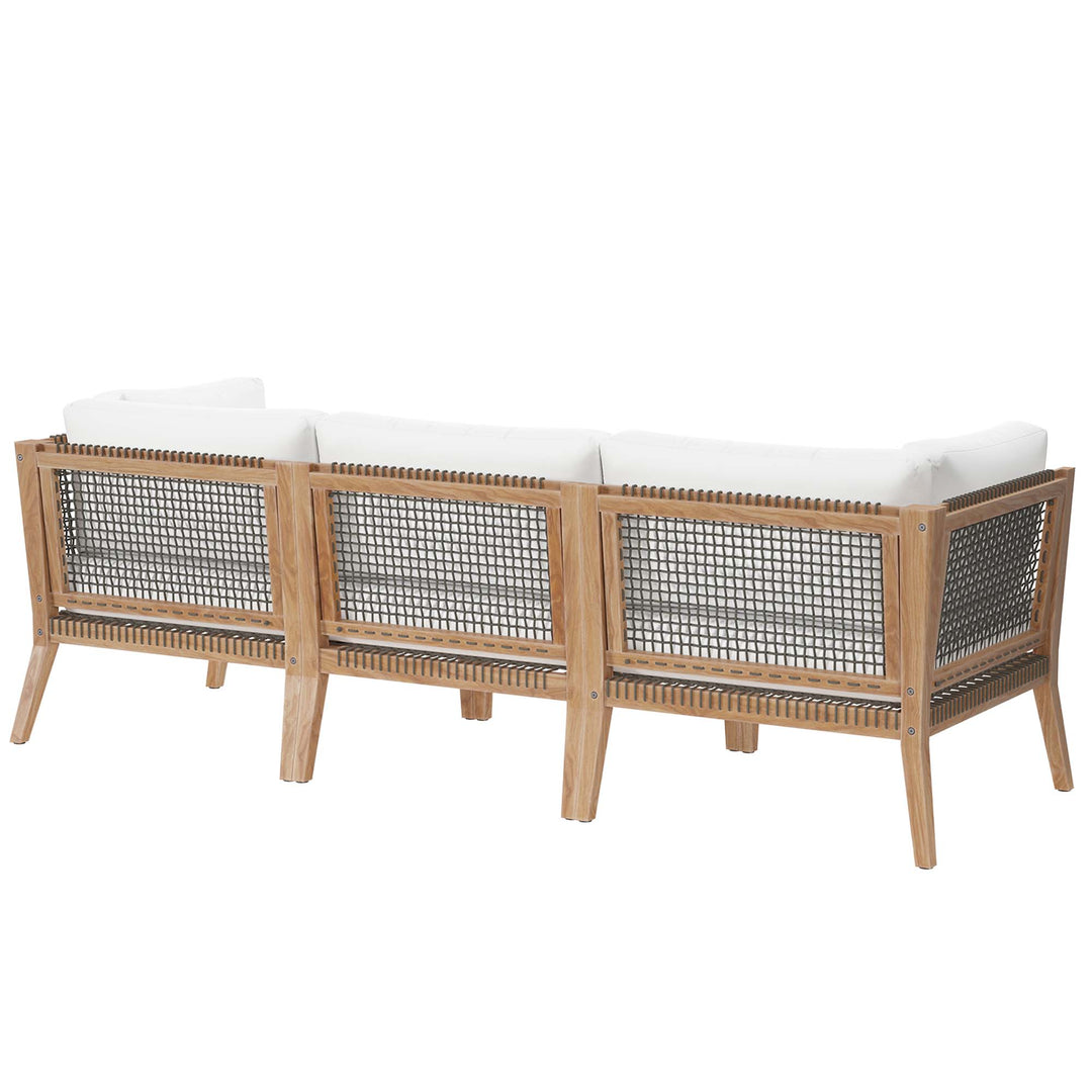 Cypress Outdoor Patio Teak Wood Couch