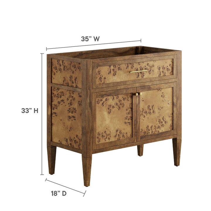 Elysian 36" Wood Washroom Vanity Console