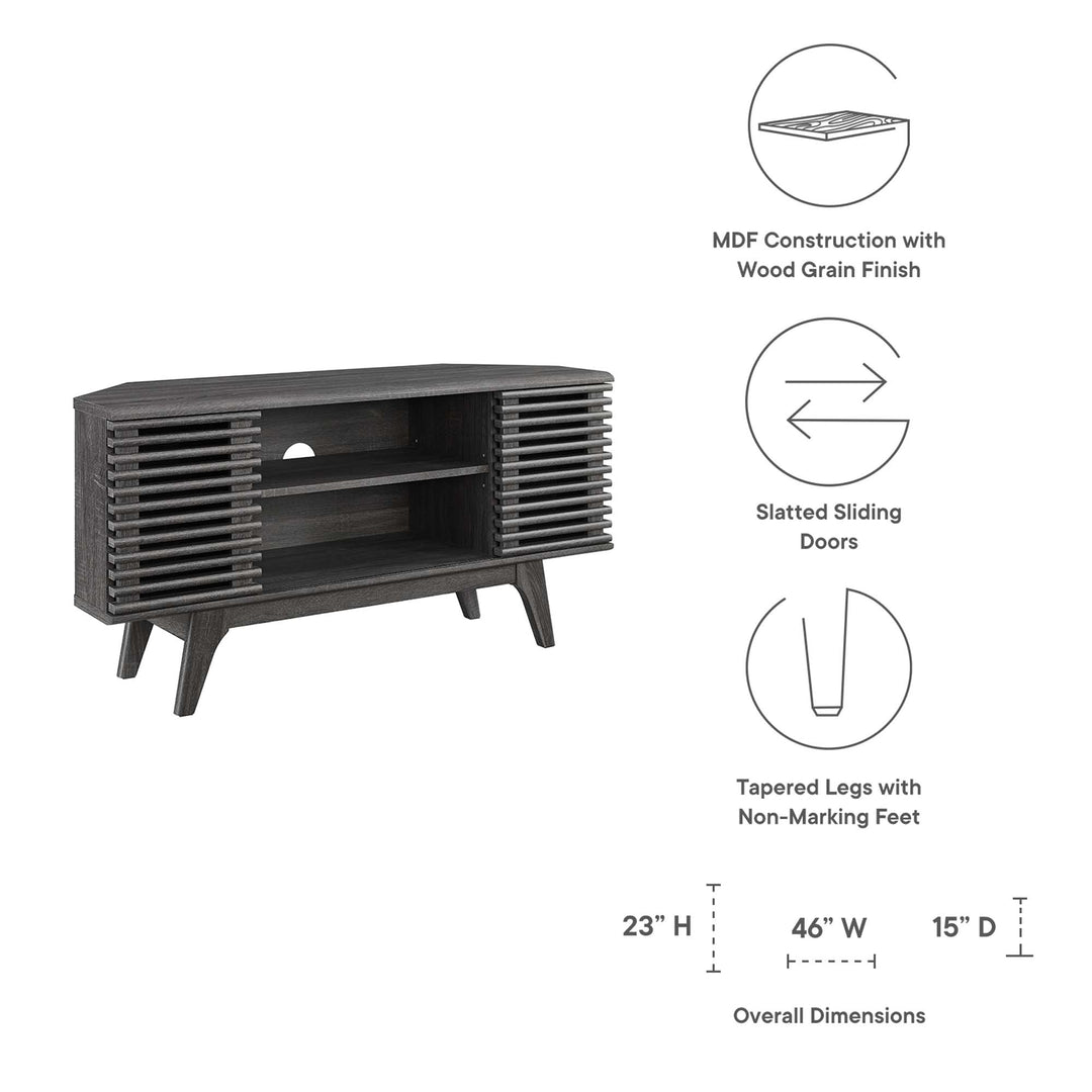 Vista 46" Corner TV Stand