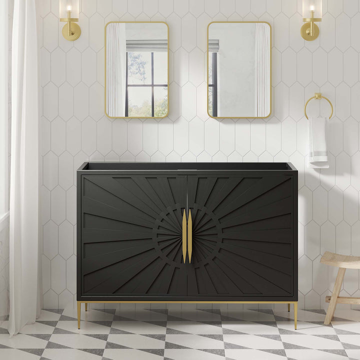 Aspire 48" Dual or Solo Sink Ready Bathroom Vanity Cabinet