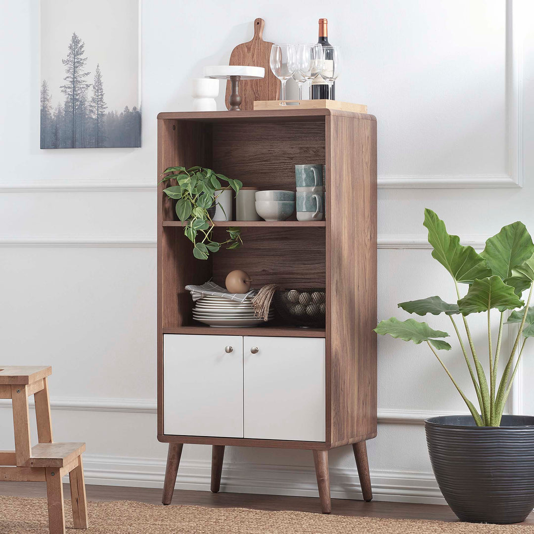 Timeless Design Curio Bookshelf