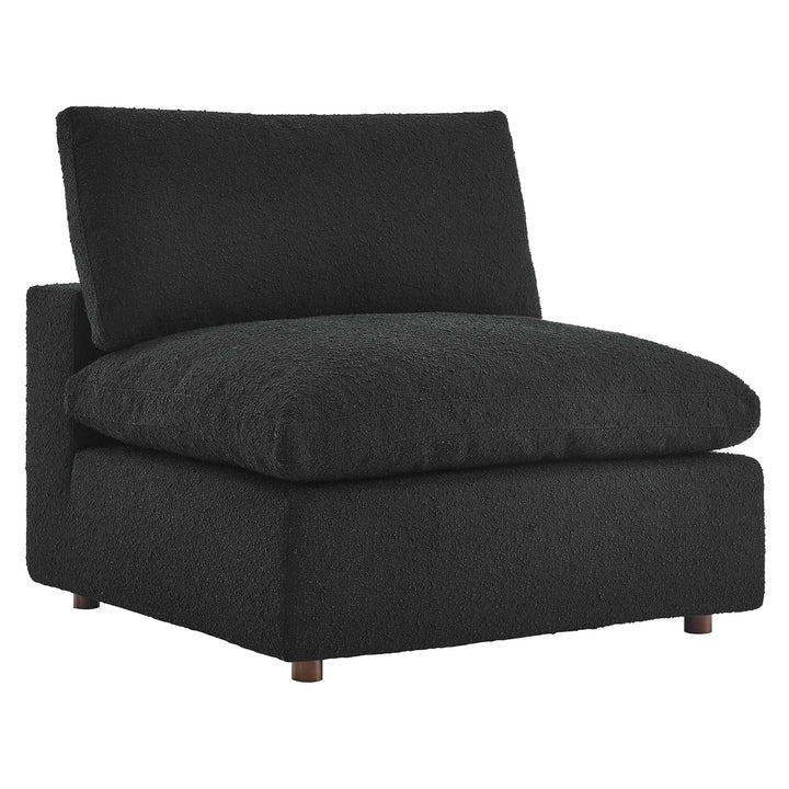 Comfort Downy Dense Boucle Fabric Chaise