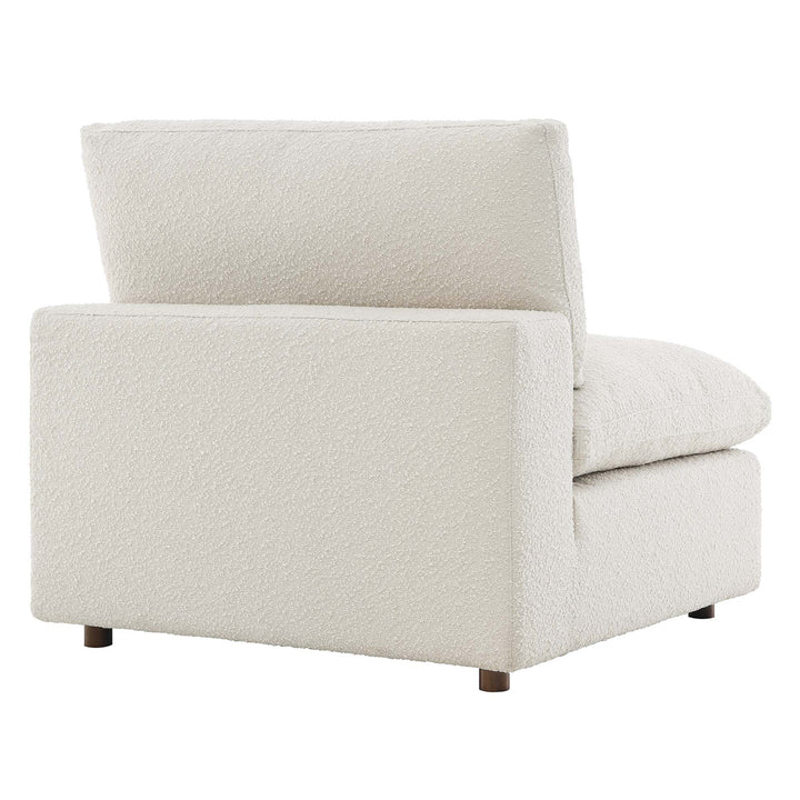 Comfort Downy Dense Boucle Fabric Chaise