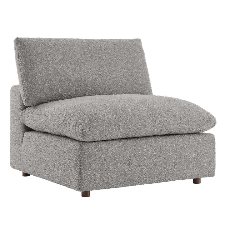 Comfort Downy Dense Boucle Fabric Chaise