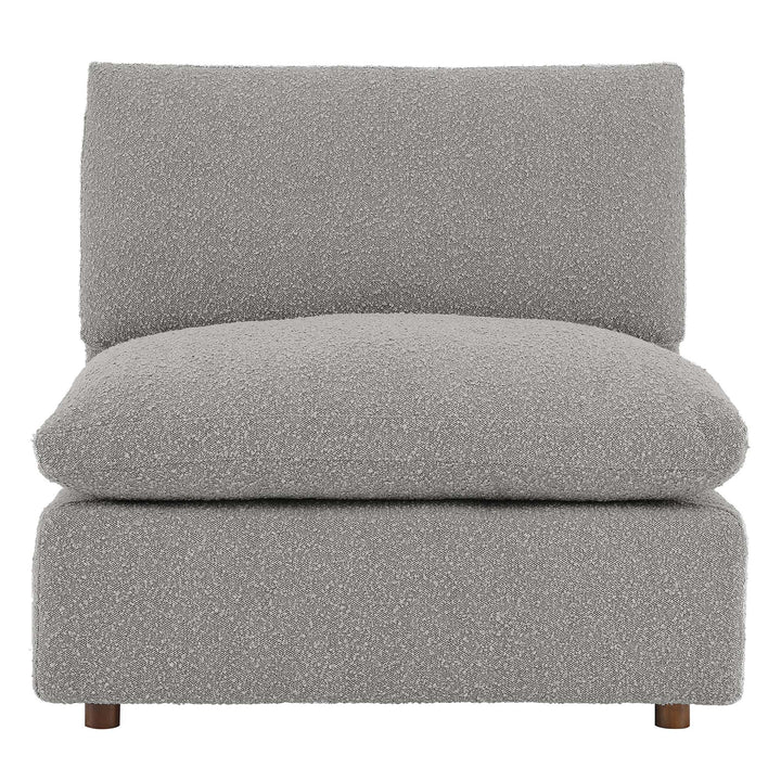 Comfort Downy Dense Boucle Fabric Chaise