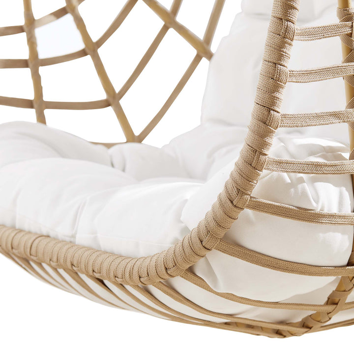 Amelia Woven Rattan Outdoor Patio Hanging Chair