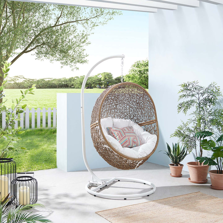 Eclipse Outdoor Patio Rattan Swing Chair