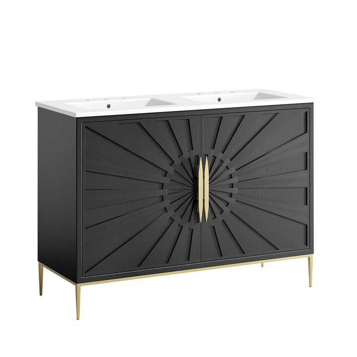 Arise 48" Double Sink Bathroom Vanity