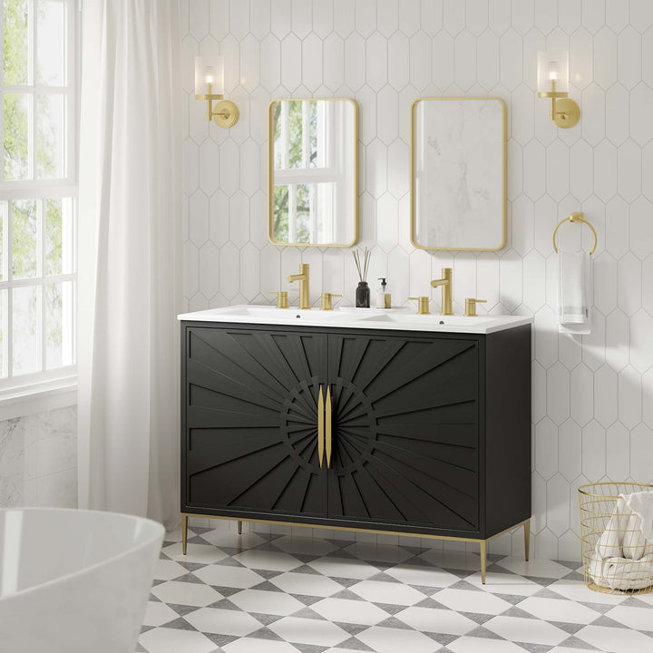 Arise 48" Double Sink Bathroom Vanity