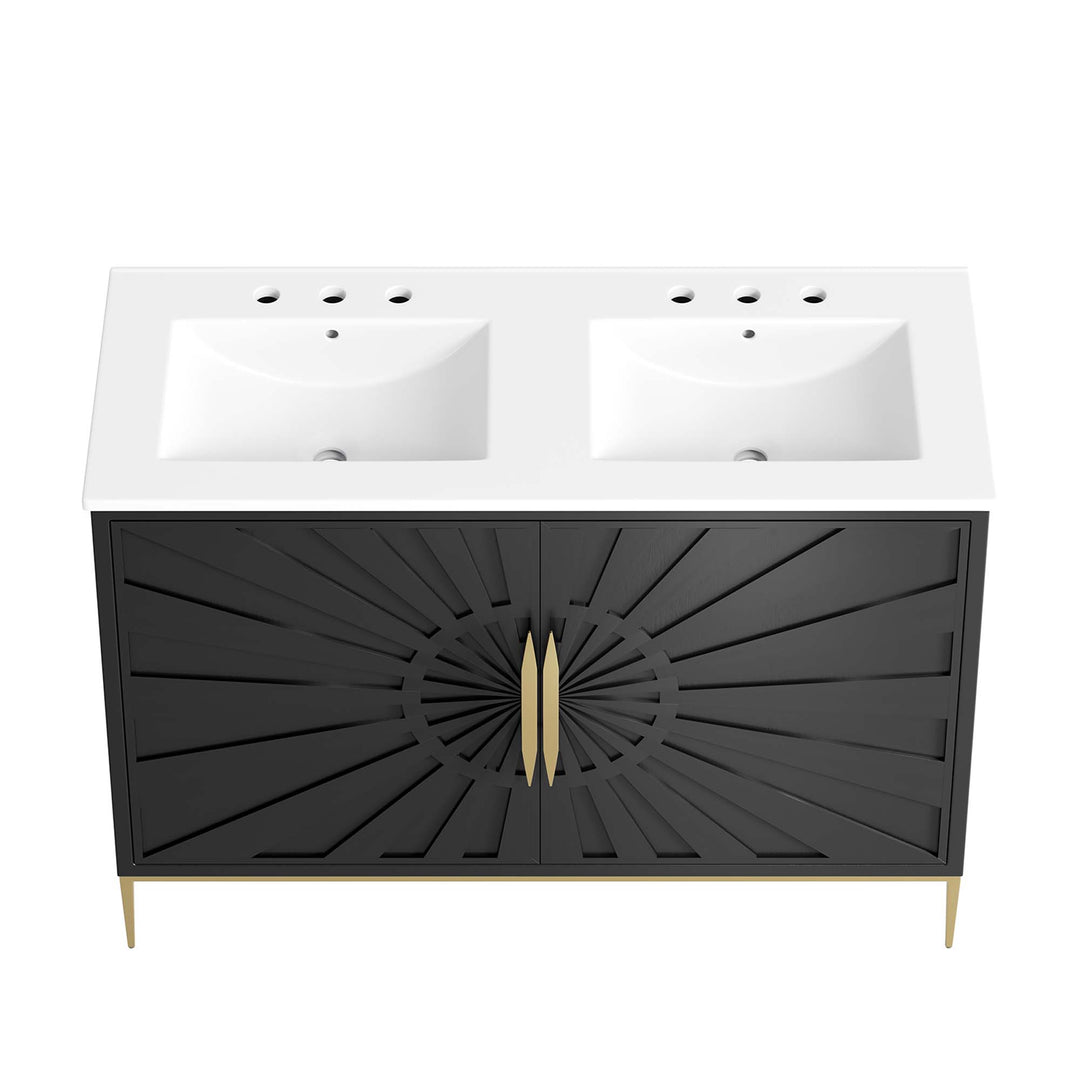 Arise 48" Double Sink Bathroom Vanity