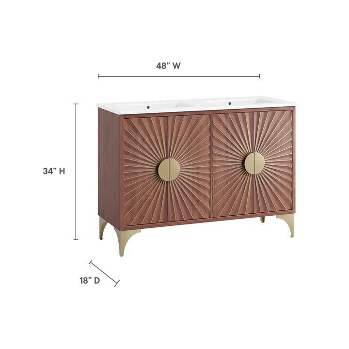 Daybreak 48" Double Sink Bathroom Vanity
