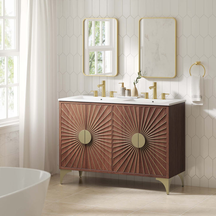 Daybreak 48" Double Sink Bathroom Vanity