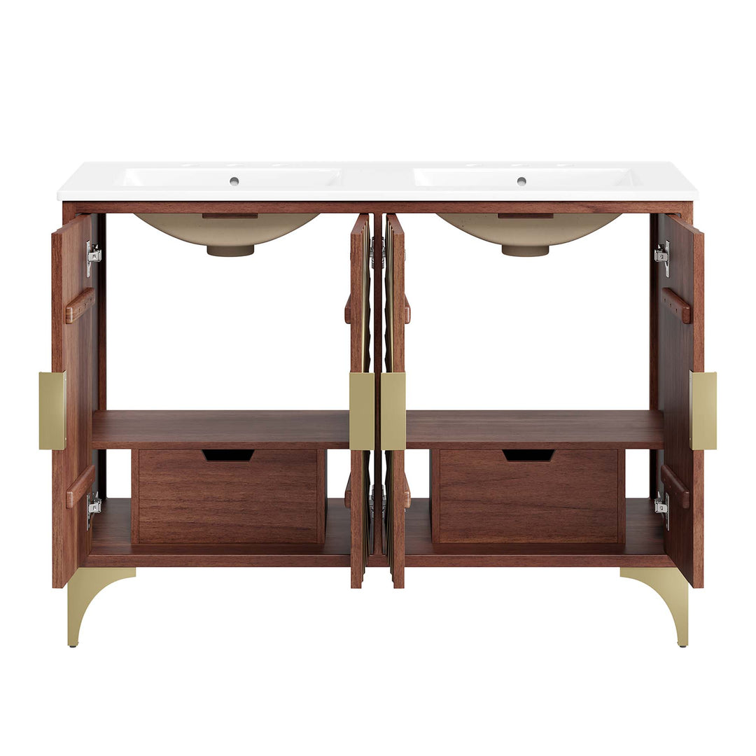 Daybreak 48" Double Sink Bathroom Vanity
