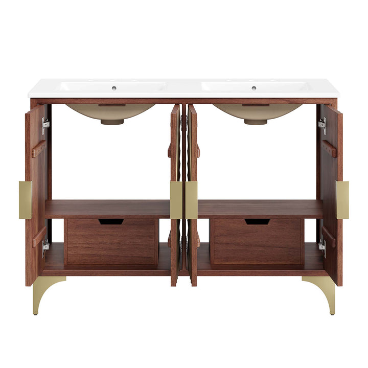 Daybreak 48" Double Sink Bathroom Vanity