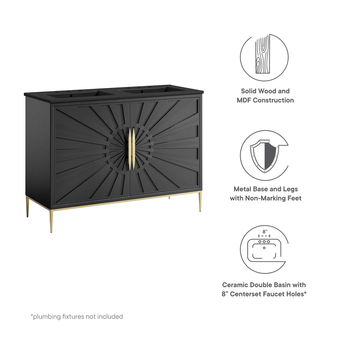 Aspire 48" Double Sink Bathroom Vanity