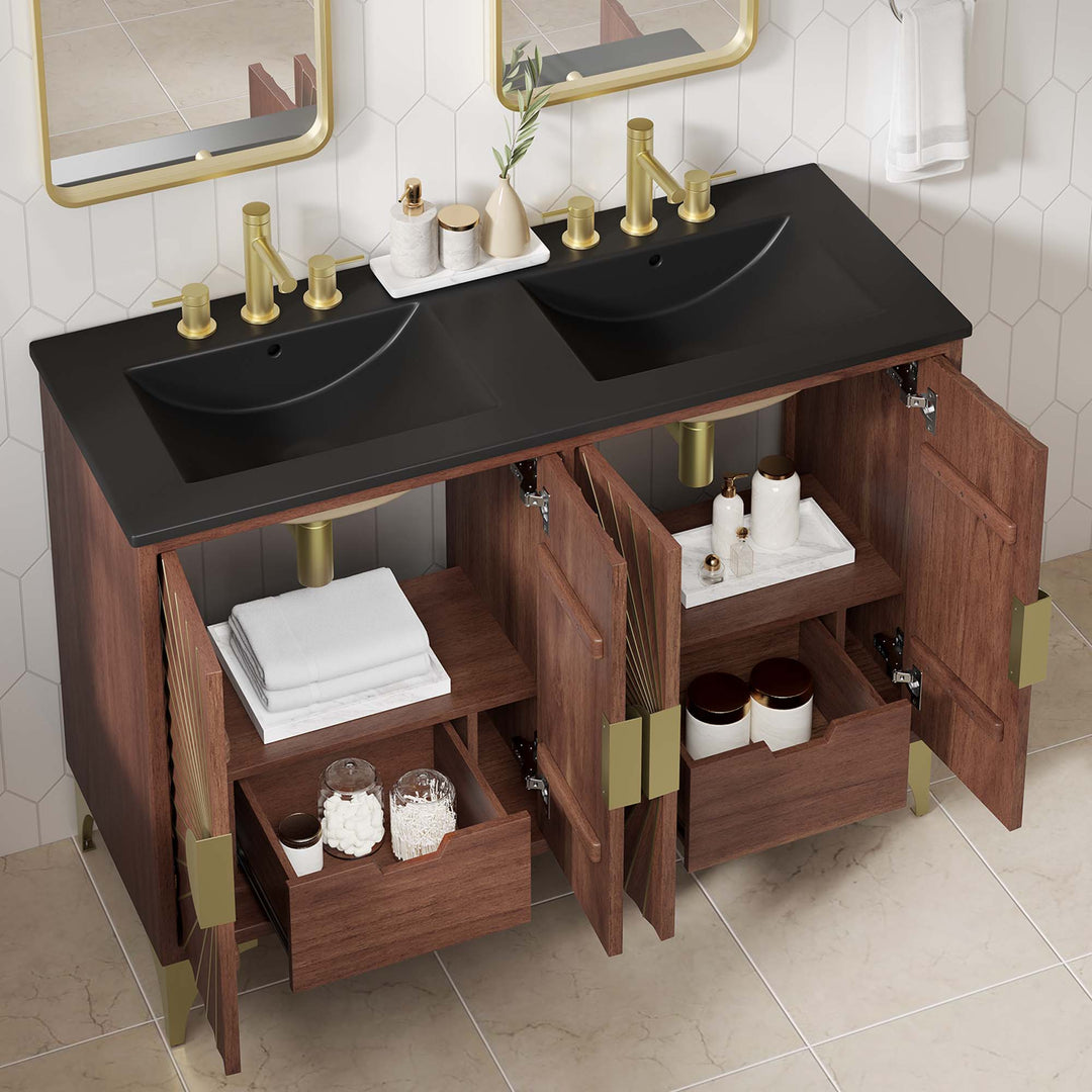 Daybreak 48" Double Sink Bathroom Vanity