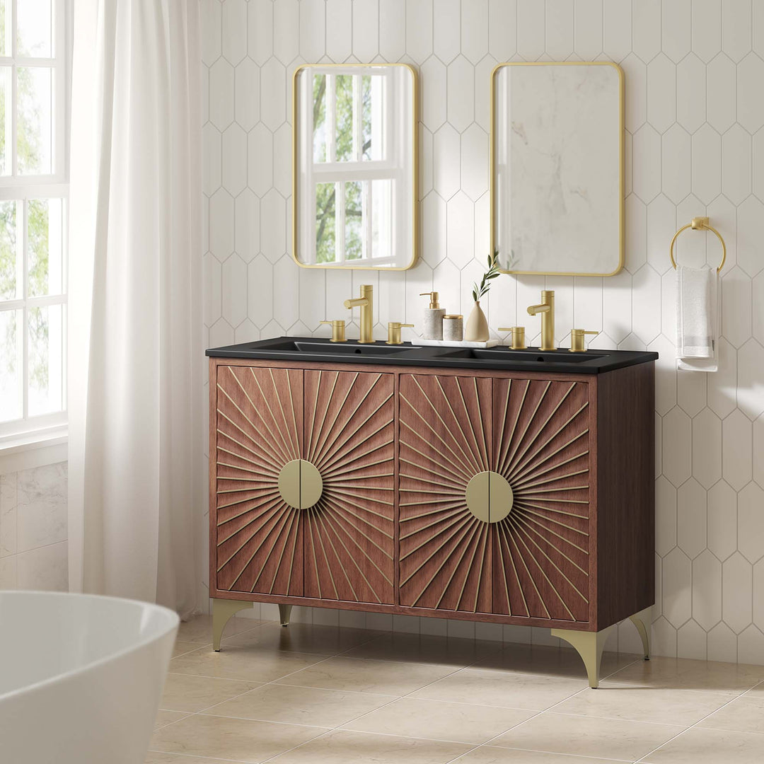 Daybreak 48" Double Sink Bathroom Vanity