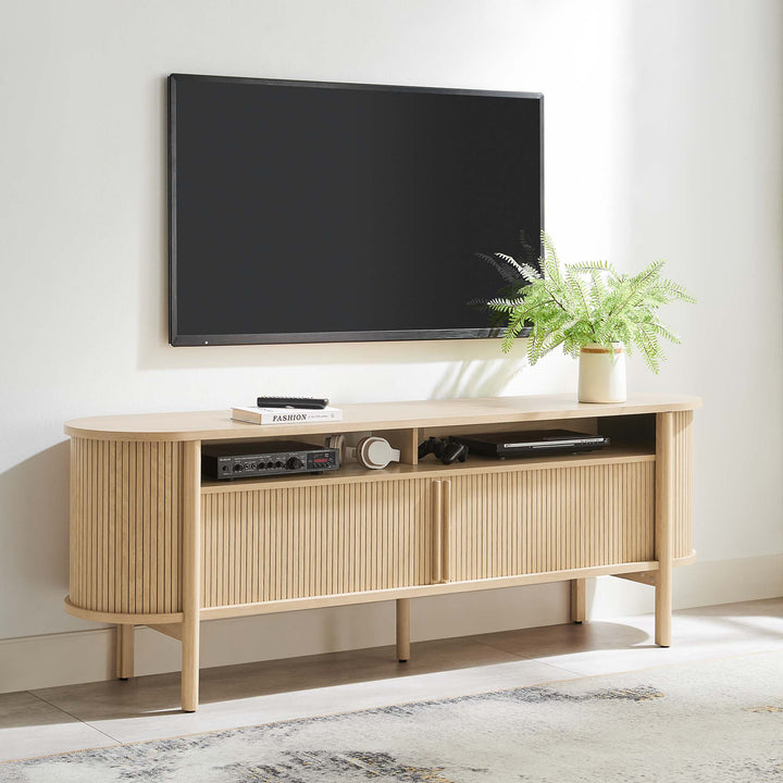 Crescent 71" Curved TV Stand