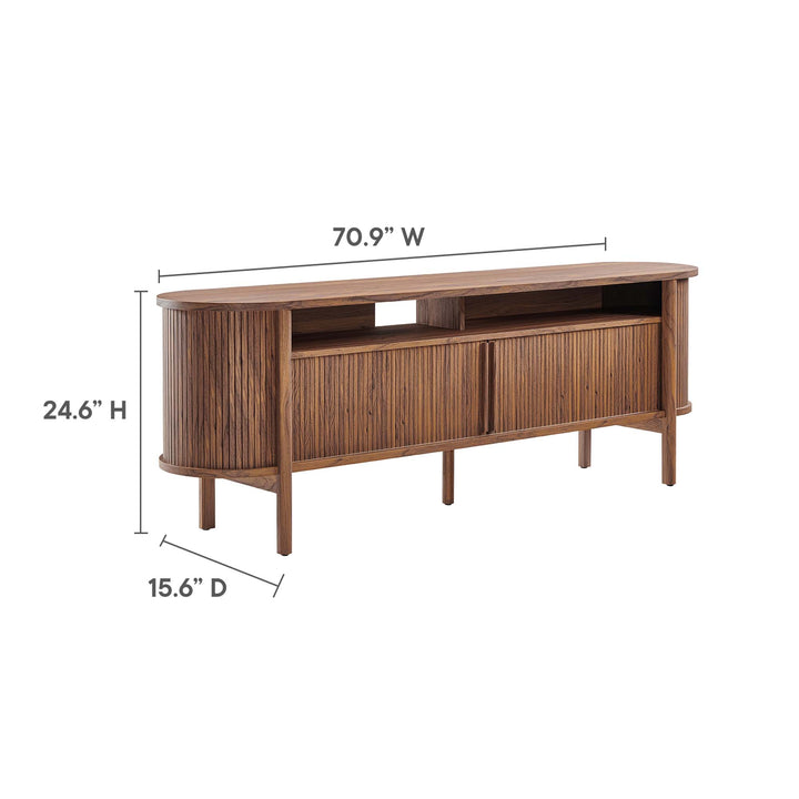 Crescent 71" Curved TV Stand