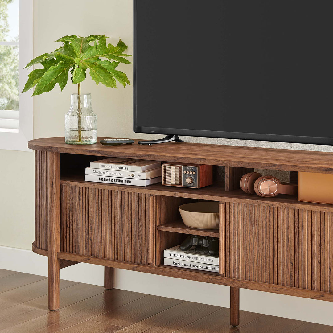 Crescent 71" Curved TV Stand