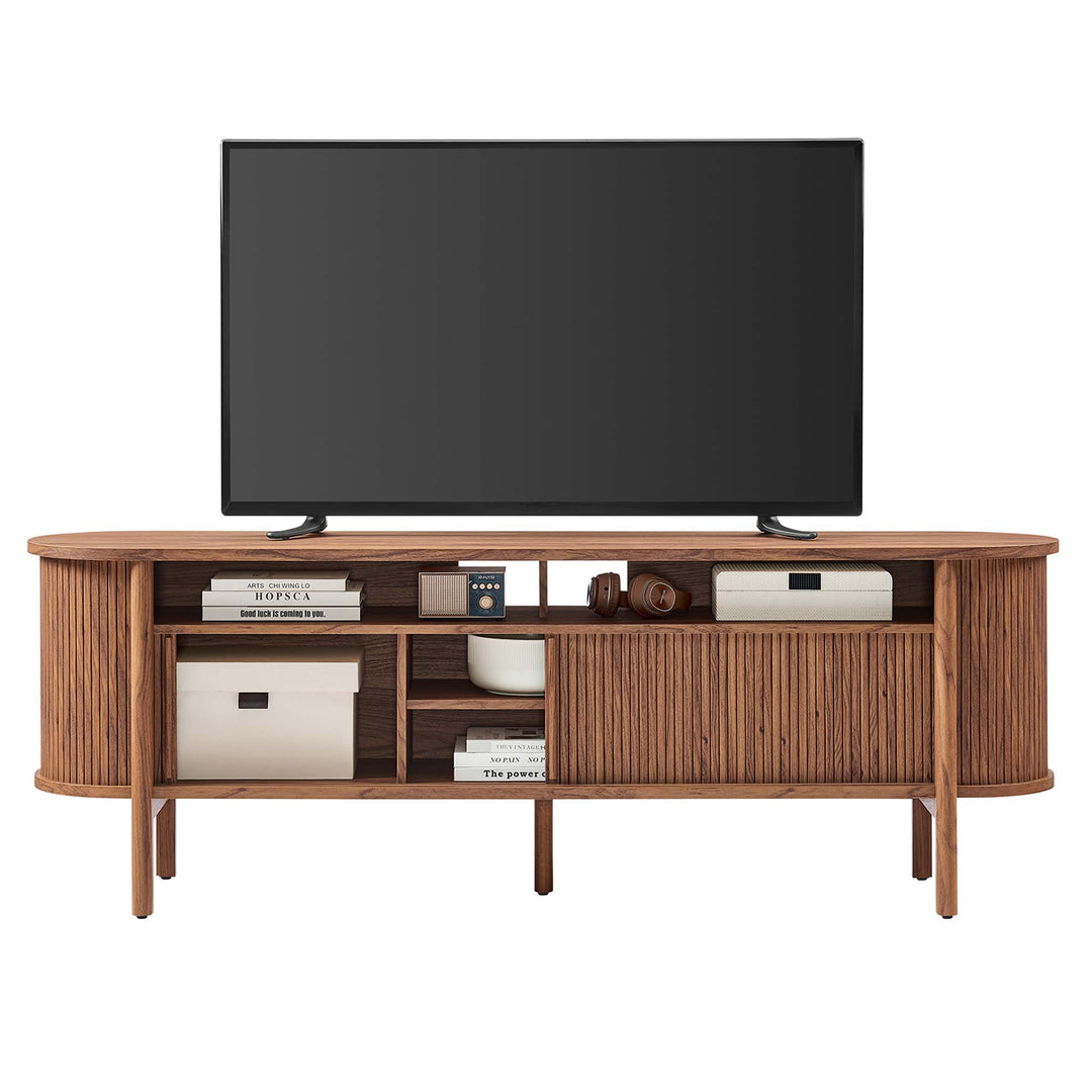 Crescent 71" Curved TV Stand