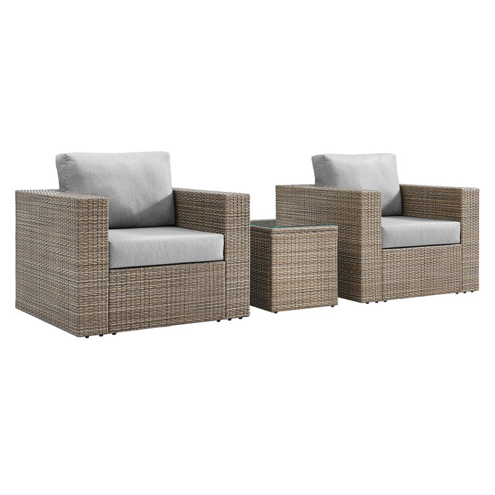 Confluence 3-Piece Outdoor Patio Furniture Set