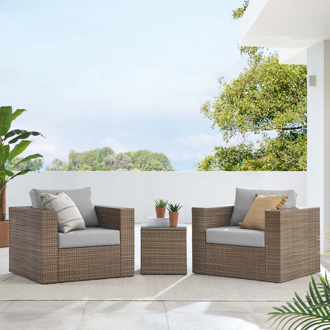 Confluence 3-Piece Outdoor Patio Furniture Set