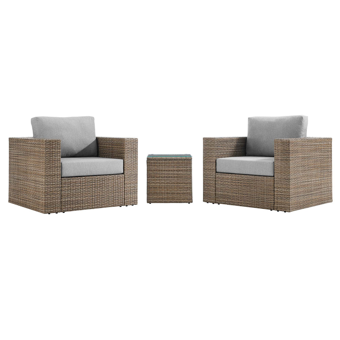 Confluence 3-Piece Outdoor Patio Furniture Set