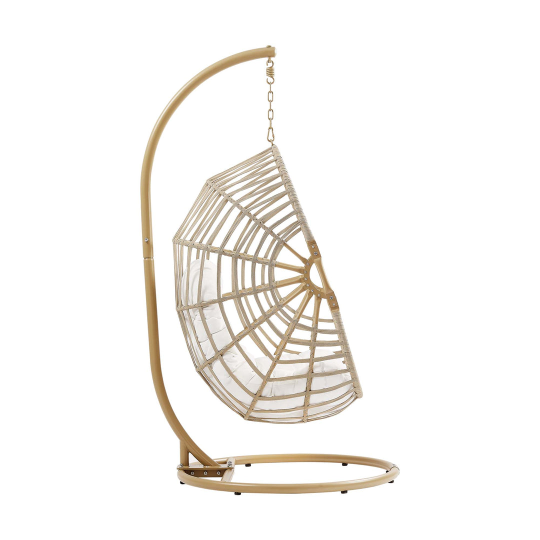 Aria Woven Rattan Outdoor Patio Hanging Chair