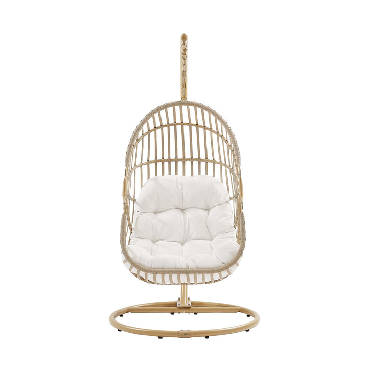 Aria Woven Rattan Outdoor Patio Hanging Chair