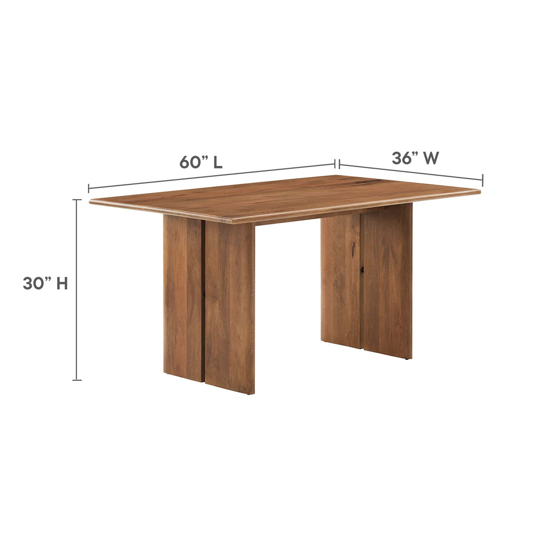 Amistad 60" Wooden Dining Table