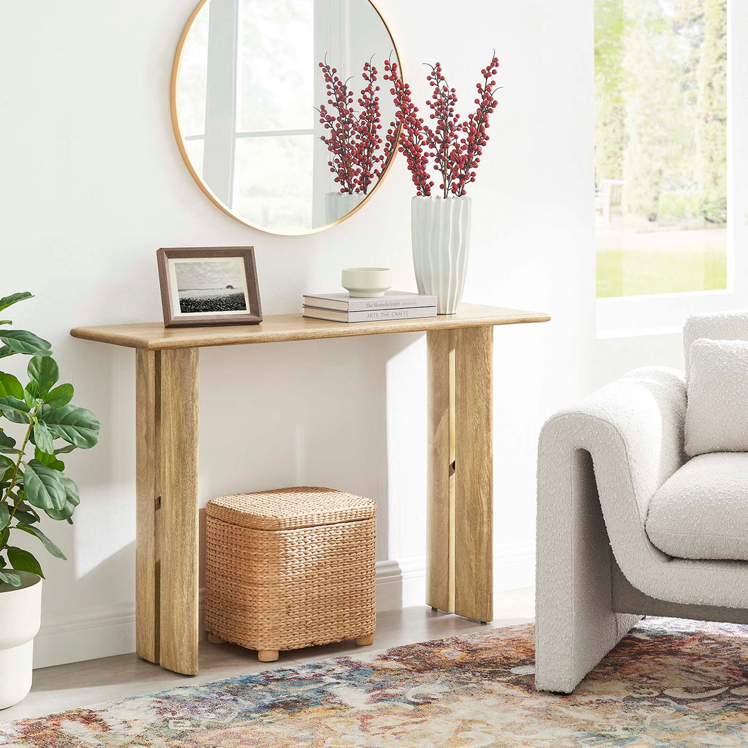 Aspen Walnut Console Table