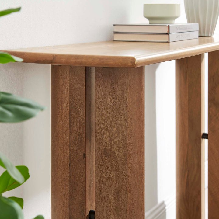 Aspen Walnut Console Table