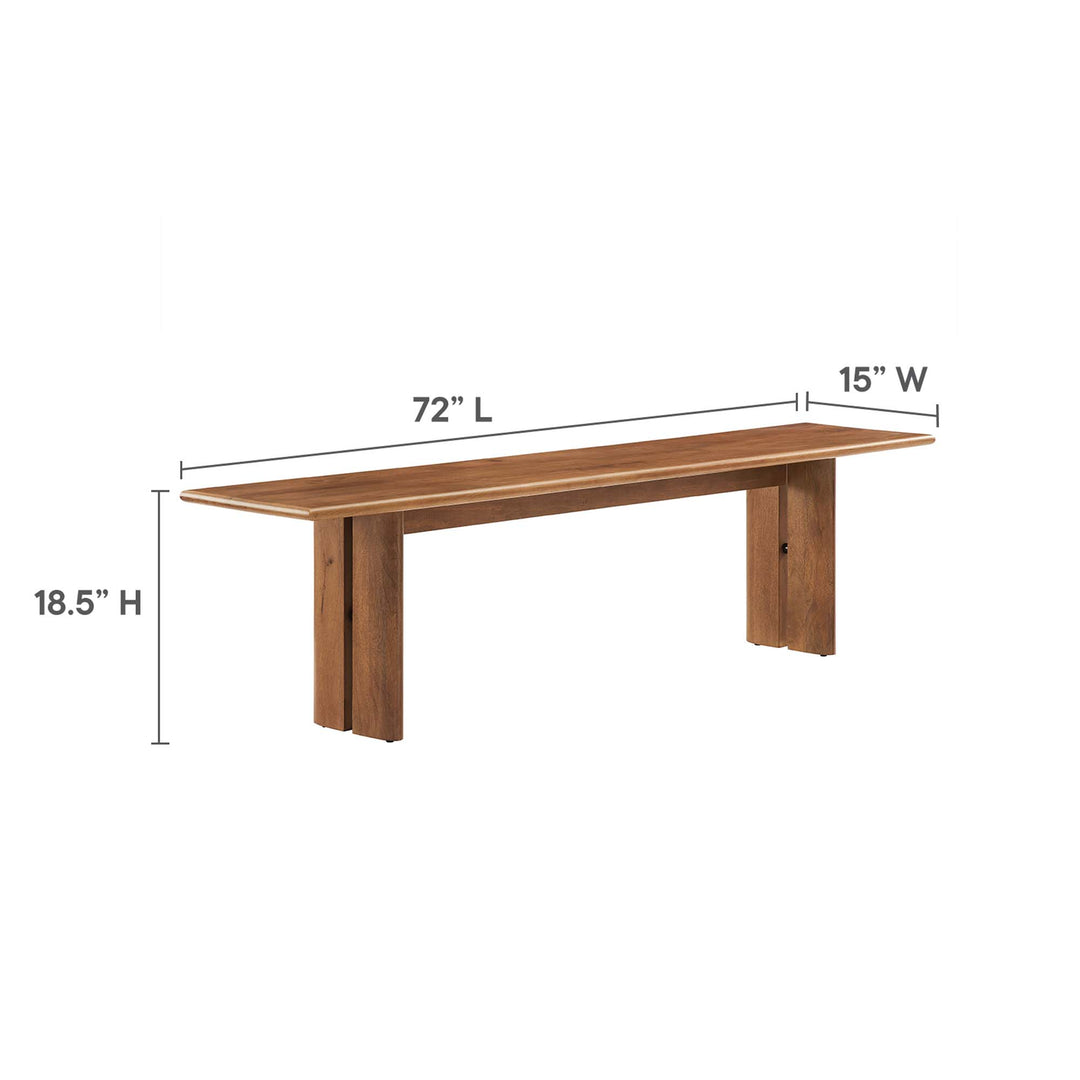 Amadeus 72" Wood Bench