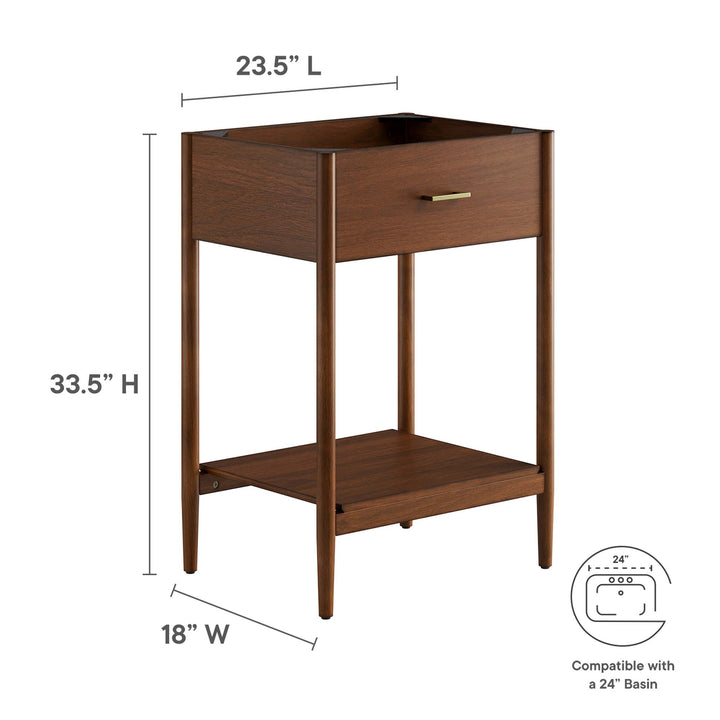 Zara 24" Bathroom Vanity Cabinet (Sink Basin Not Included)