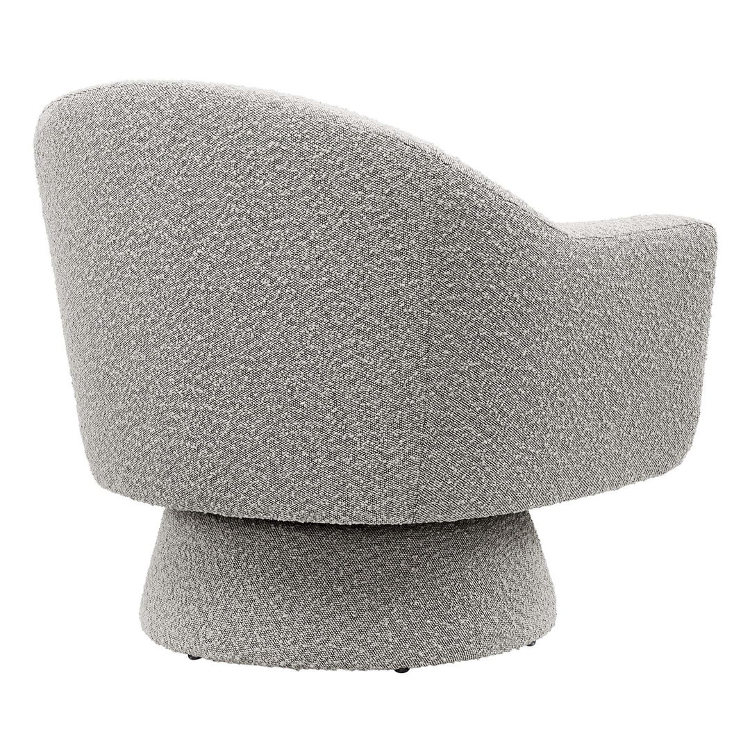 Aether Boucle Fabric Swivel Chair